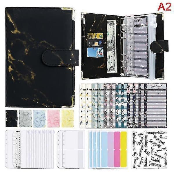 A6 Budget Binder Kontantkuvert Planlægningssystem Organizer Med Budget Pengekuvert