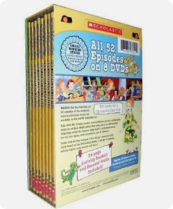 Den Magiske Skolebus: Den Komplette Samling (DVD, 8-disc sæt) engelsk version