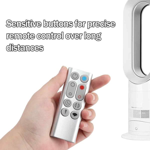 Replacement Remote Control for Pure Hot+Cool HP00 HP01 AM09 Air Purifier Heater and Fan Silver-