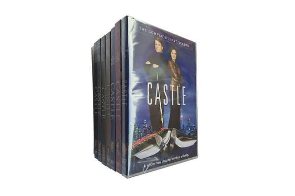 Castle: Den Komplette Serie Sæson 1-8 DVD-samling, 38-disc sæt, engelsk lyd med undertekster engelsk version