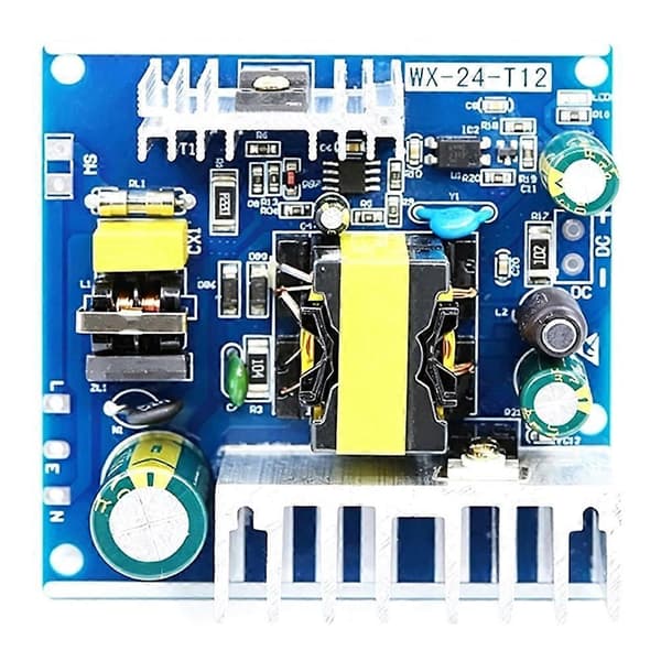 T12 Strømforsyningsmodul 24V 150W 6A til STC OLED LED Svejse Loddekolbestation DIY AC-DC Isoleret Strømmodul Blue