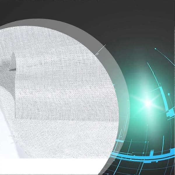 Akustiskt högtalartyg Ljudvägg Gitarr Intelligent Högtalarskydd Klar Ljudöverföring 1.45Mx0.5M C Milky white