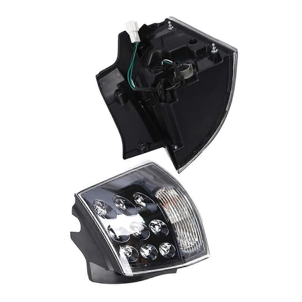 Baklykter for Mitsubishi Outlander EX 2007 2008 2009 2010 2011 2012 2013 Bakbremselys L TransparentBlack