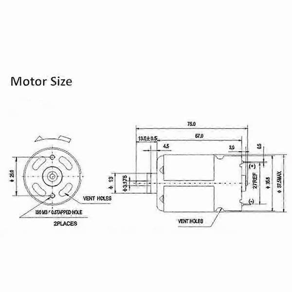 Erstatningsmotor for BOSCH GSR GSB 12V batteridrill Silver