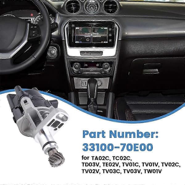 Egnet til Escudo Vitara X-90 G16A Tændingsfordeler 33100-70E00 BlackSilver