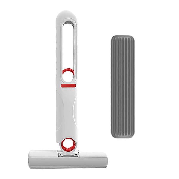 Bærbar Mini Moppe, Selv-vrider Mini Moppe til Små Rum, Våd og Tør Desktop Rengørings Mini Moppe