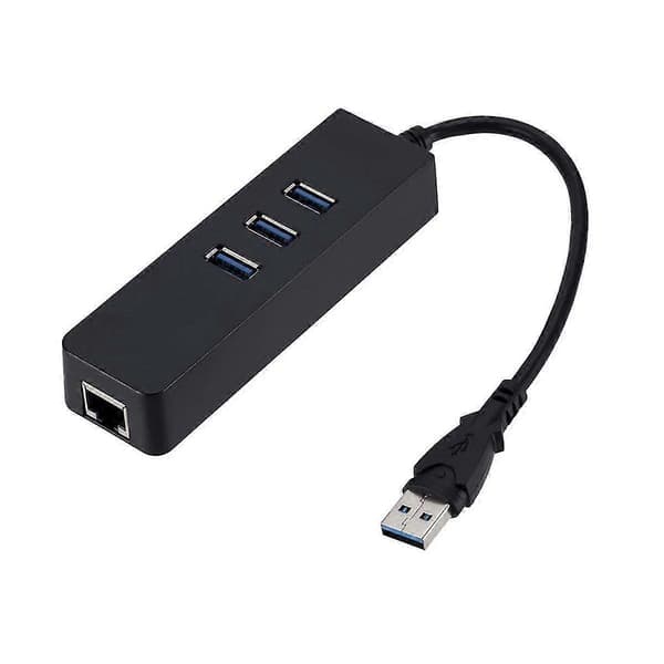 Usb3.0 Gigabit Ethernet-adapter 3 porter USB til Rj45 LAN-nettverkskort for stasjonær PC