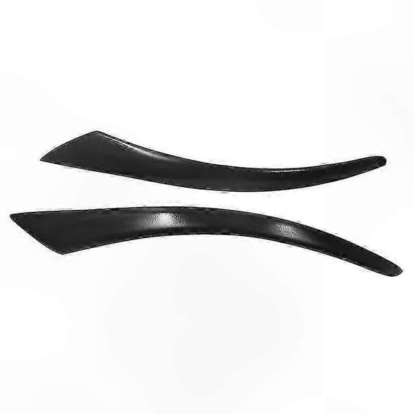 Svart frontlys øyenbryn trim for S40 V50 2004-2012 Bil Lampe Dekorasjon Stilig Design Frontlys Tilbehør