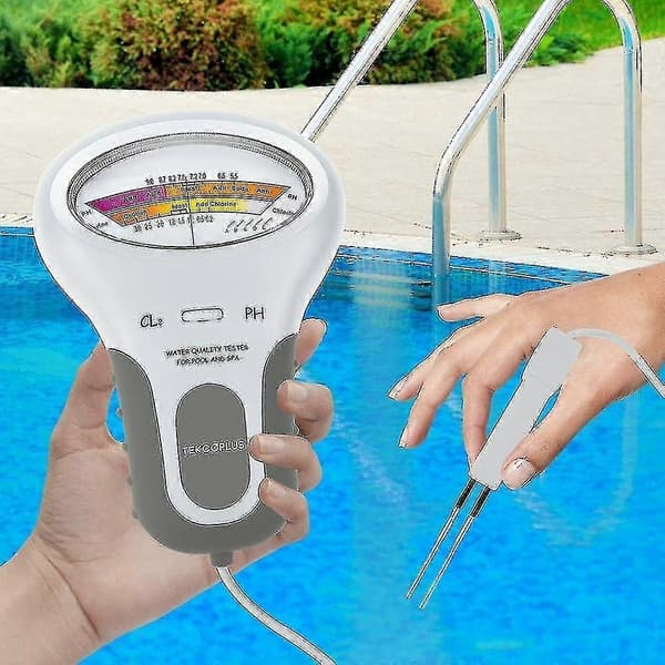 [13]Digital vattenkvalitetsanalysator för pooler och spa - Klor och pH Cl2-testare