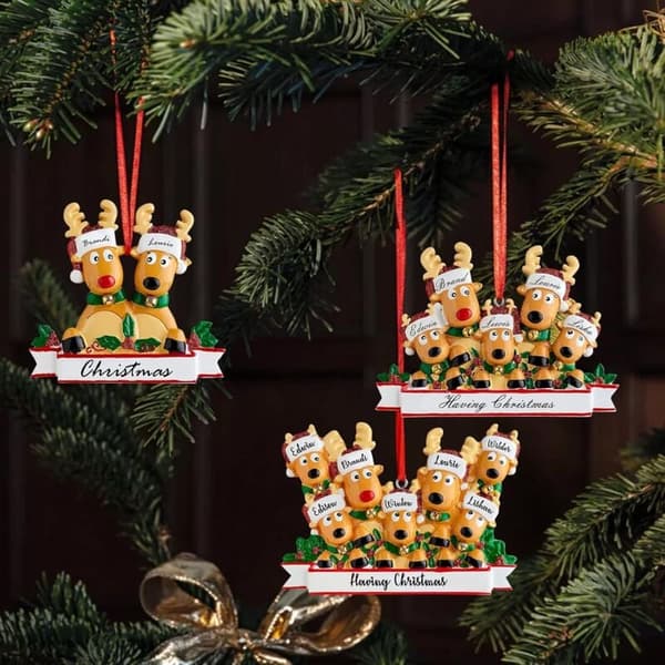 Personlige julepynt for familien - Unike julegaver