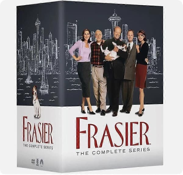 FRASIER - Hele serien Ny sesong 1-11 DVD Boxset 44 plater engelsk versjon
