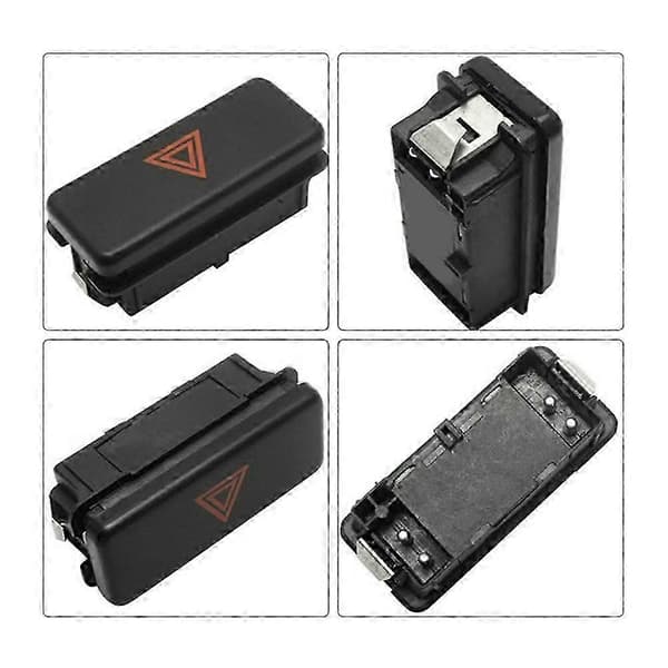 Nødblinklys Bryter Varselknapp for BMW E31 E32 E34 E36 M3 M5 Z3 318 525I 530I 735I 61311374220 Black