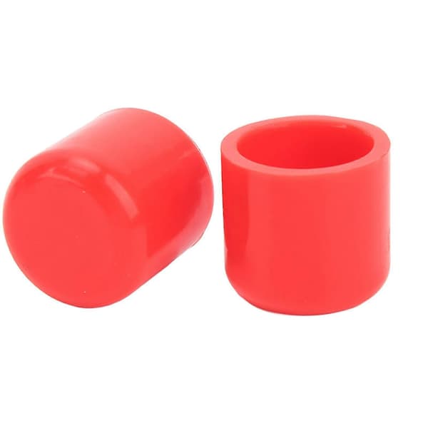 5st Silikon Blindplugg 30mm Flexibel Slitstark Universal Insug Vakuumslangplugg Röd