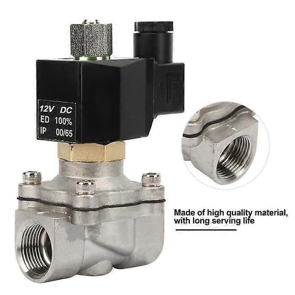 Elektrisk Solenoidventil G1' 2S-200-20 G3/4' Normalt Åpen Rustfritt Stål Elektrisk Solenoidventil for Luft