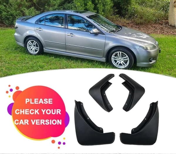 Stænklapper til Mazda 6 Atenza GG1 Hatchback 2003-2008 Holdbare stænklapper Stænkskærme Stænklapper Beskyttelse