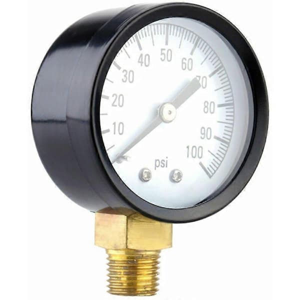 0-100 psi stöttålig elektronisk tryckmätare med 5 cm diameter