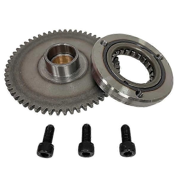 Egnet til Zongshen Loncin Cg200 Cg250 Dm200 Motorcykel Startkoblingssamling Silver