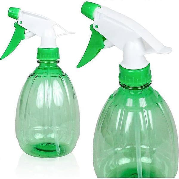 Muoviset suihkepullot, 500 ml tyhjä suihkepullo sisä- tai ulkokäyttöön - 2 kpl (vihreä)