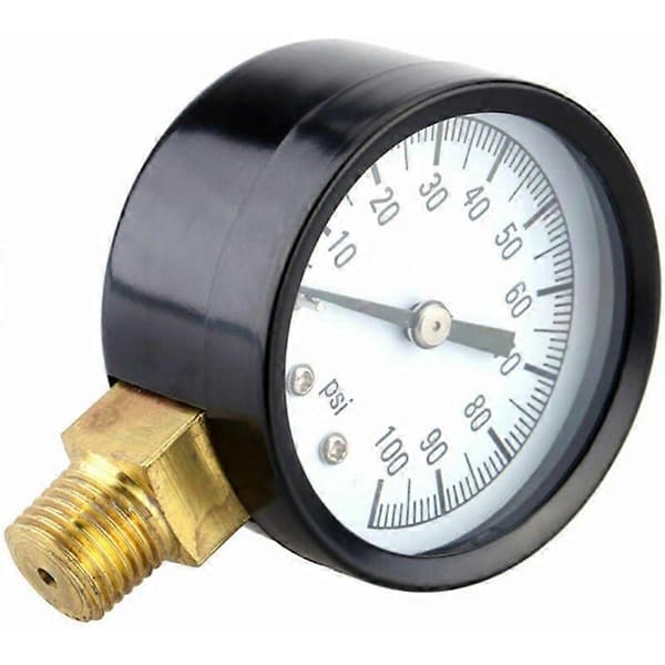 0-100 psi stöttålig elektronisk tryckmätare med 5 cm diameter