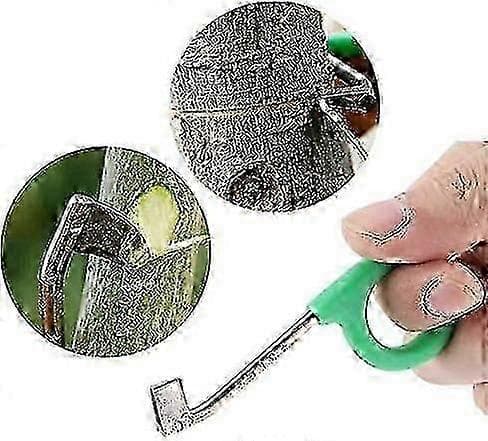 7-piece Ring Barking Cutter, Manganese Steel, Automatic Ring Barking Knife for Pruning Fruit Trees and Vines