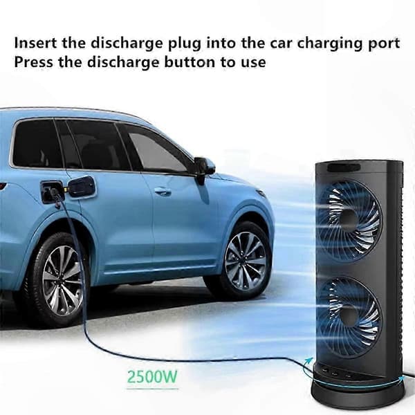 Typ 2 EU-kontakt EV-urladdningskabeladapter för V2L-kompatibla fordon