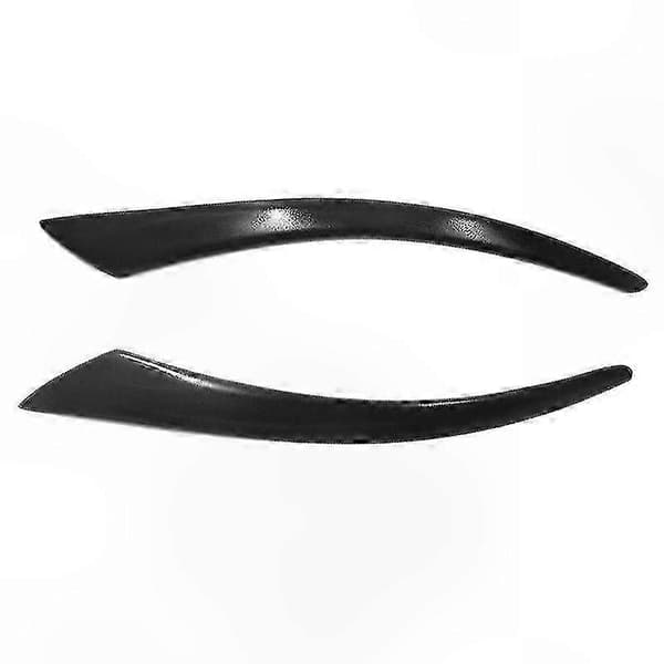 Svart frontlys øyenbryn trim for S40 V50 2004-2012 Bil Lampe Dekorasjon Stilig Design Frontlys Tilbehør