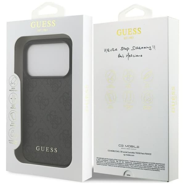 Guess Mobilcover til iPhone 17 Pro 4G Classic - Sort Svart 120