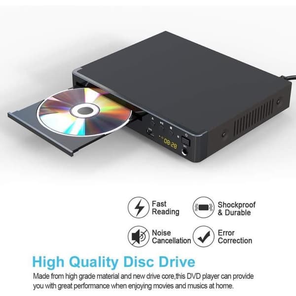 DVD-soitin - LP - 099 - HDMI-lähtö - Skaalaus 1080P - Sisäänrakennettu USB