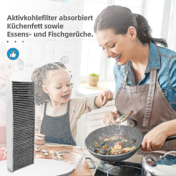 Emhættefiltre til Bora Pure, 2-pak aktivt kul