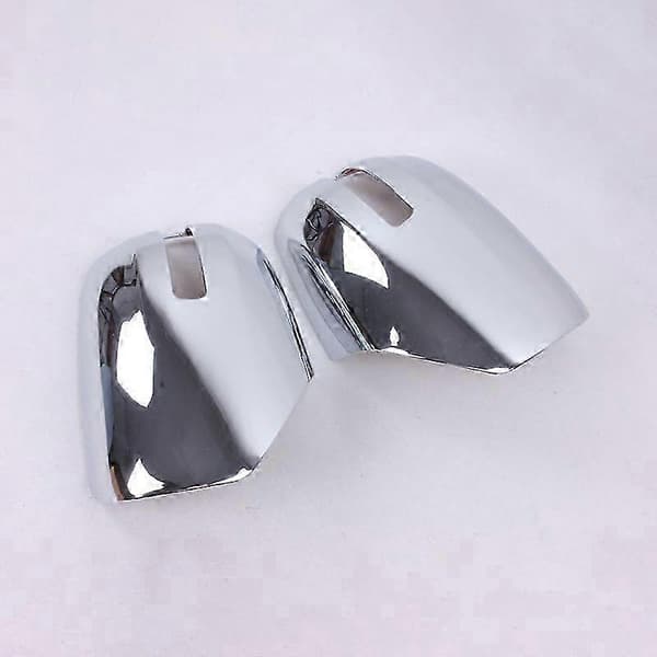 2 stk. Bil ABS Krom Sidespeildeksel for Triton / L200 2015 - 2017 Bilstyling Silver