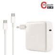 USB-C-lader - 61W - MacBook Pro/Air - Smart PD - Hvit - Strømadapter
