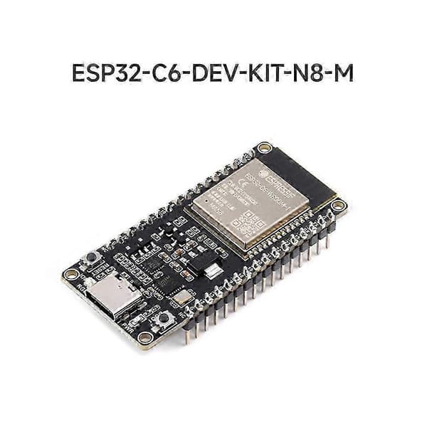 esp32-c6-kehityskortti 8 Mt:n flash-muistilla, malli esp32-c6-dev-kit-n8 Unsoldered pin heade