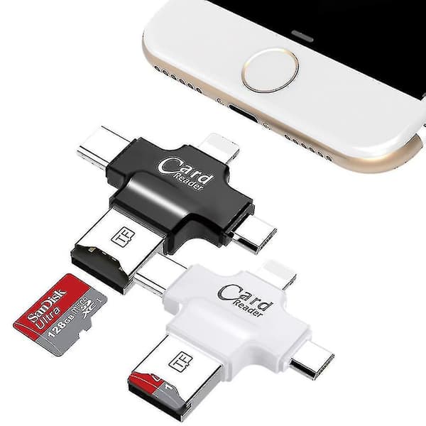 Micro SD/TF minnekortleser OTG-adapter, SD-kortadapter, TF-kortleser