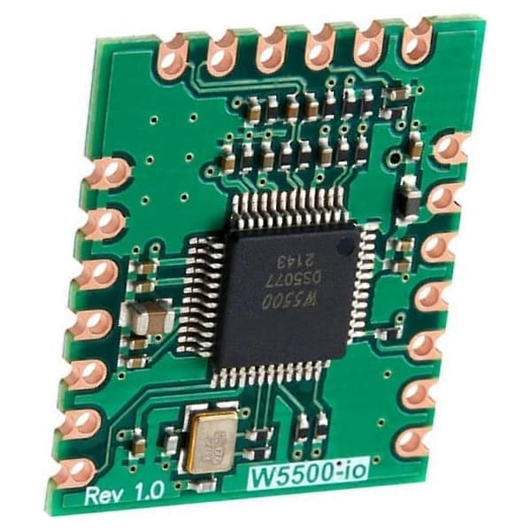 W5500-Io Ethernet-modul SPI til Ethernet-modul Anti-interferens Kompakt design Green