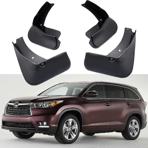 Utsøkte sprutskjermer for bil, skjermer, sprutlapper, kompatible med Toyota Highlander 2014 2015 2016 2017 2018 2019
