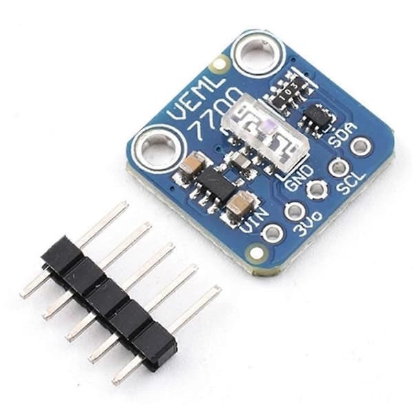 VEML7700 omgivelseslyssensor 120k Lux lysmålesensorbrett 3.3V 5V I2C IIC-grensesnitt for Arduino Raspberry Pi Blue