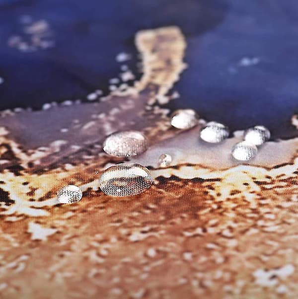 Dusjforheng i stoff, vanntett, i alle størrelser, blå Blue 120*180cm
