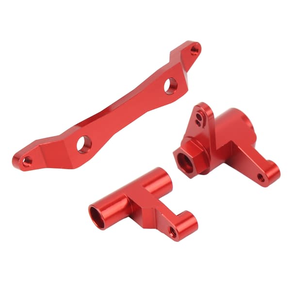 Aluminium Steering Arm Assembly, High Strength Lightweight Replacement for Redcat Racing Shredder 1/6 RC Car