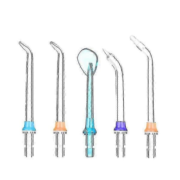 Professionell Sladdlös Vattenflosser - Kraftfull Oral Irrigator med Gravitationskula - 5 Nivåer, 5 Munstycken - Bärbar och Resevänlig