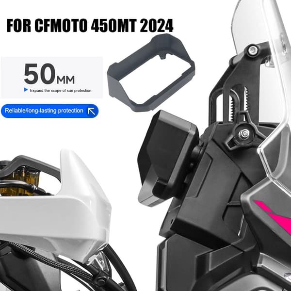 [13R]2024 CFMOTO 450MT Motorcycle Accessories - Modified Dashboard Cover with Speedometer Visor