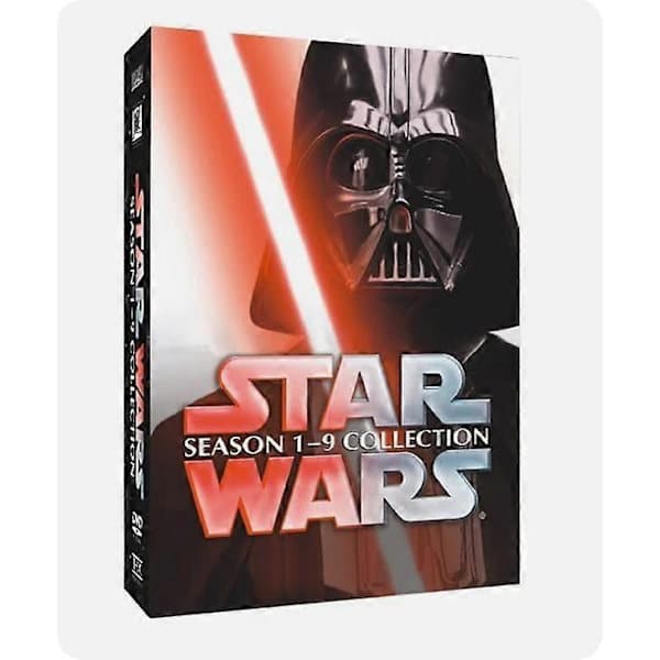 The Complete Saga Collection Star Wars: Sesong 1-9 (DVD 15-disk bokssett) Engelsk versjon