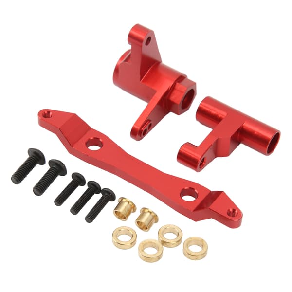 Aluminium Steering Arm Assembly, High Strength Lightweight Replacement for Redcat Racing Shredder 1/6 RC Car