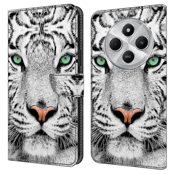 TPU+PU Leather Flip Case For Xiaomi Redmi 14C 4G/14R 5G/Poco C75 4G Pattern Printed Multicolor Multicolor Style E