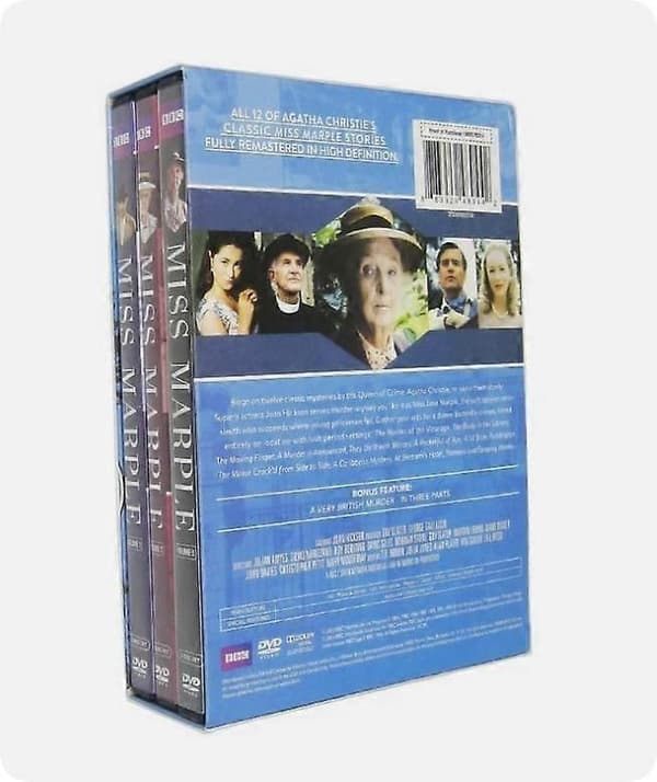 Miss Marple: The Complete Collection Säsonger 1-3 (DVD, 2015, 9-disc boxset) Ny