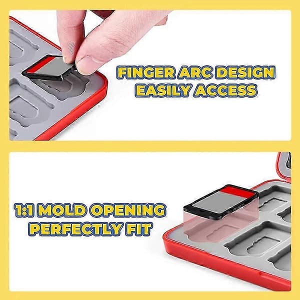Sopii Switch/Oled-pelikorttien säilytyslaatikkoon, 24 kappaletta