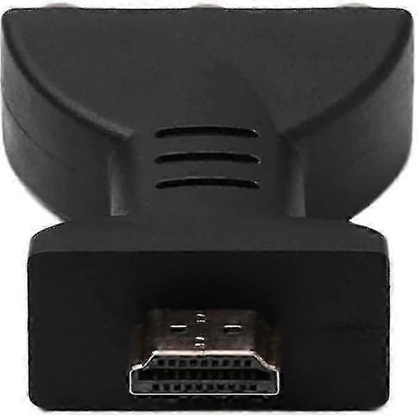 HDMI til 3 RCA-adapter Bærbar HDMI til AV Rød Hvit Gul HDMI til AV-omformer Videoomformeradapter