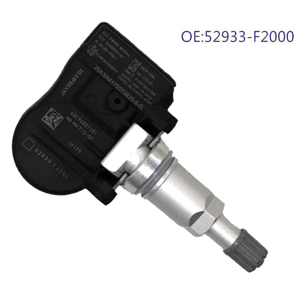 52933-F2000 433Mhz Däcktryckssensor TPMS Övervakningssensor för I30 52933F2000 Black
