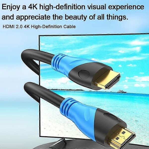 WG143 HDMI-kabel 2.0 TV-datakabel 0.5m Black Blue 0.5m