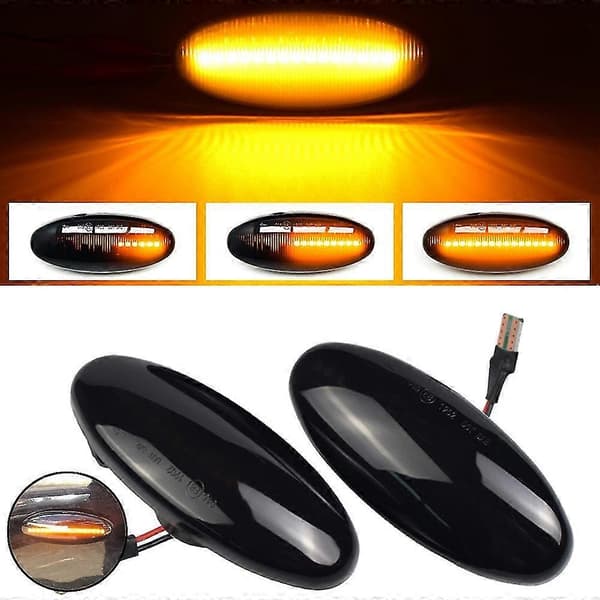 Til Navara D22 Np300 Datsun Fiera Pickup Terrano Skystar Led Dynamisk Blinklys Sidemarkeringslys