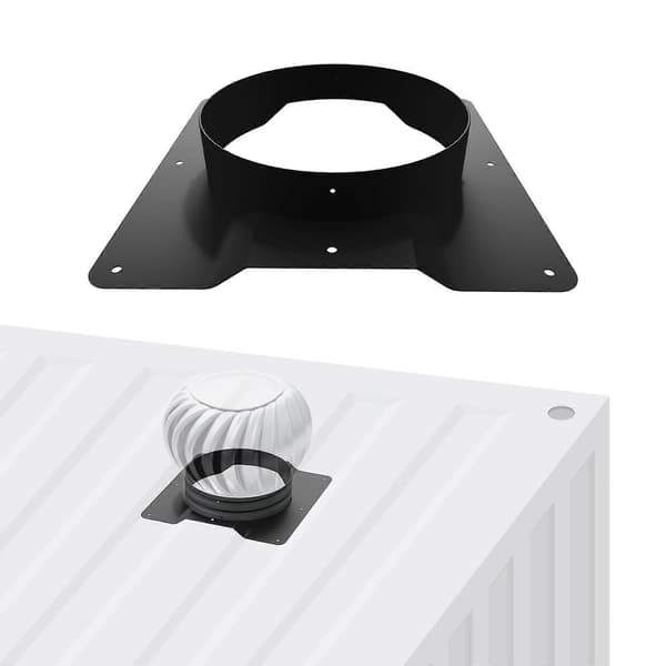 Ventilationsadapter för fraktcontainer, designad för korrugerade takfönster, reducerar värme och kondens